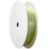 Organza ribbon 8mm/5m, reseda