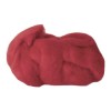 Sheep wool, dark red