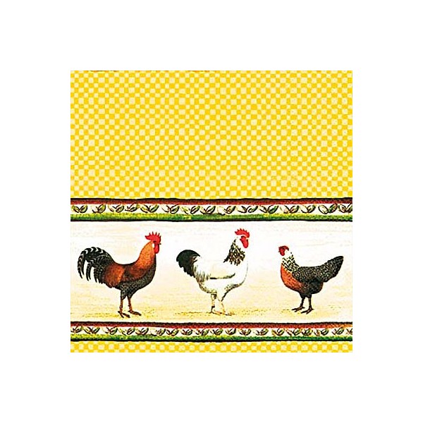 Serviette Chicken Parade, 1 pce