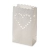 Lanterne papier Luminaria Love, 10 pces, 26,5 x 15,5 x 9 cm