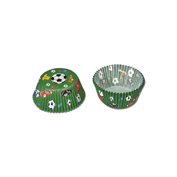 Paper baking cups maxi, Football