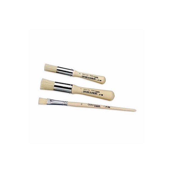 Brush for stenciling, 3 pcs