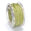 Waxed cord, Ø1mm- 5m, green