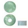 Mother-of-pearl element, circle, light blue