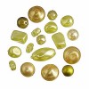 Glass wax beads mix, green, 15g