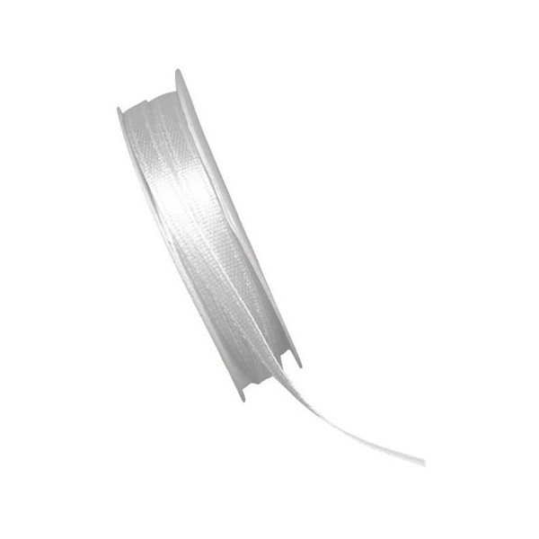 Satinband, weiss, 3mm/10m