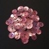 Botónes de nacar redondos, 12-22mm, rosa