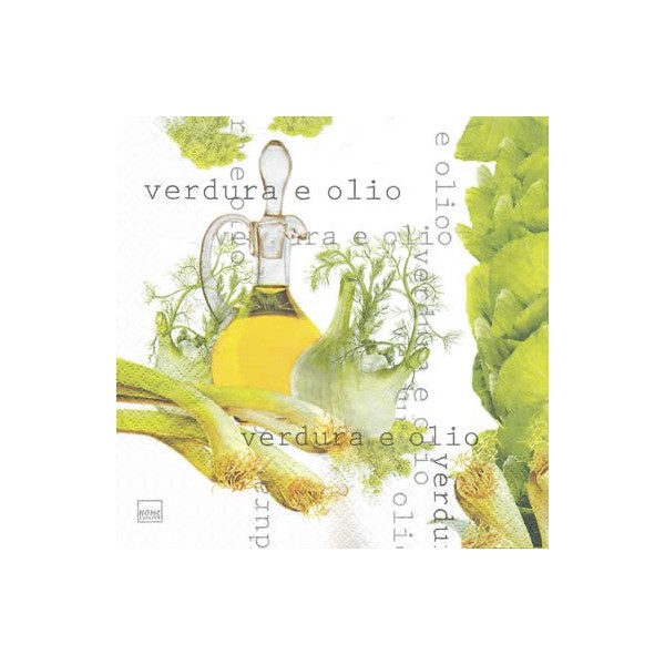 Serviette Verdura e Olio, 1 Stk