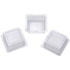 Set of 3 square moulds, 65x65mm