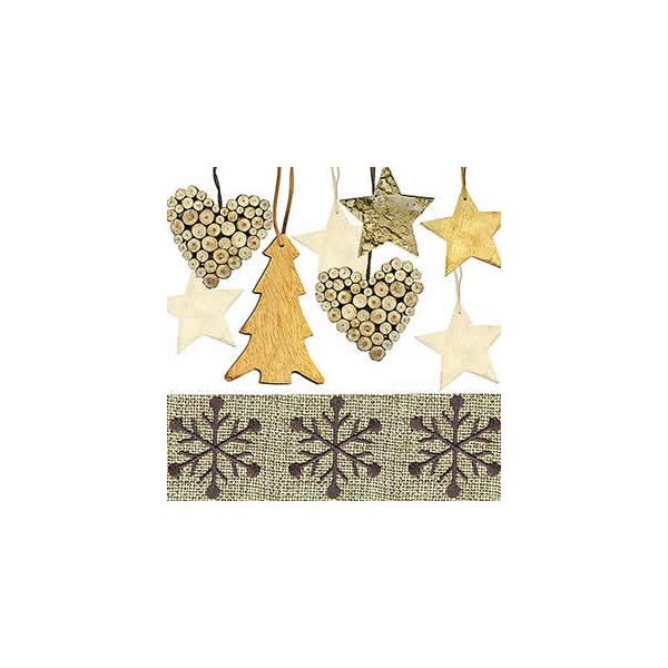 Napkin Natural Xmas, 1 piece