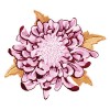 Tilda - Embroidered patch flower Cherry 10cm