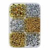 Wachsperlen  Mix, silber-gold