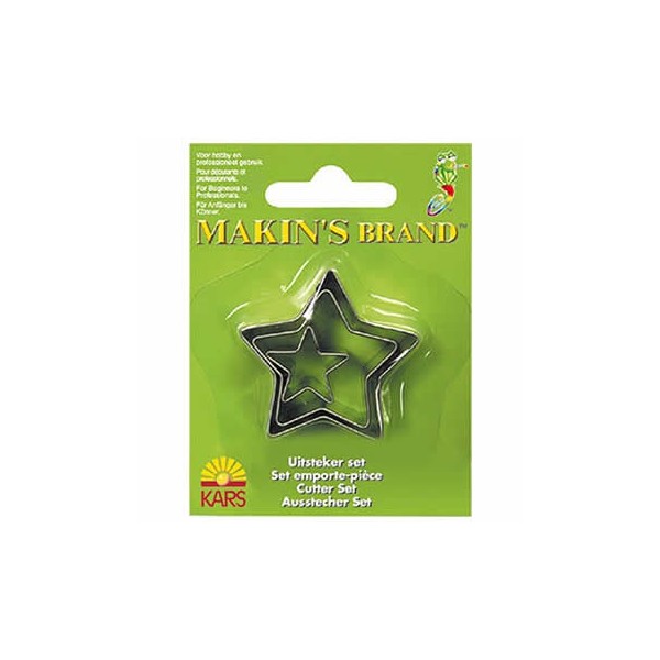 Makin's - Ausstecher Set Sterne, 3 Stk