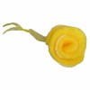 Felt flower 3cm, yellow