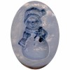 Molde de silicona "boneco de nieve", 5cm