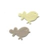 Felt birds, 3.5cm, 6 pcs