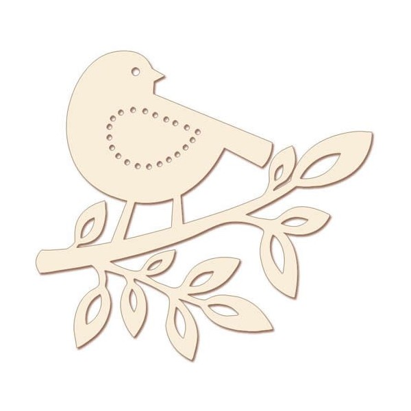 Wooden board Bird 30cm