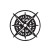 Tim Holtz - Mini mask compass