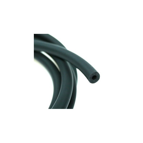 Rubber lace black empty, 3mm/1m