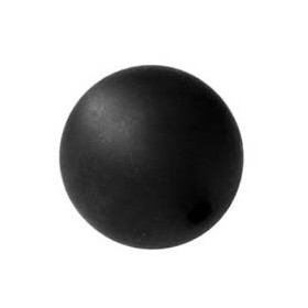 Polaris bola 10mm, negro deslustrado, 5 pzas