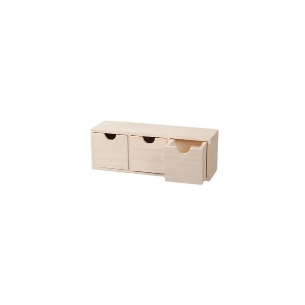 Chest 3 drawers 27x8x9,5cm