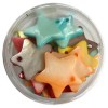 Mother-of-pearl pendants star 18mm, mix