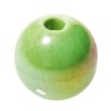 Perles en céramique Ø 16mm, vert, 5 pcs