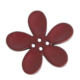 Orchid button 30mm, plum