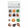 Pretty Eyelets 3mm, Autumn assortment, 76 pcs