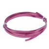 Flat aluminium wire, 1x5mm, 2m, lilac