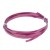Flat aluminium wire, 1x5mm, 2m, lilac