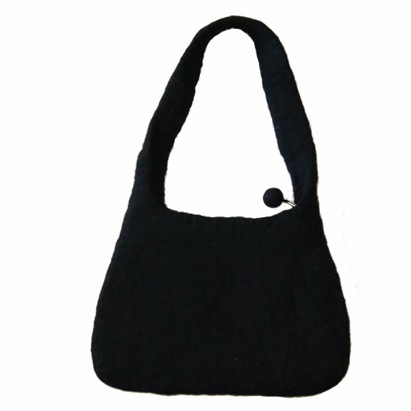 Bolsa de fieltro, negro