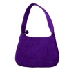 Sac à main en feutre violet