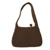 Felt Handbag, brown