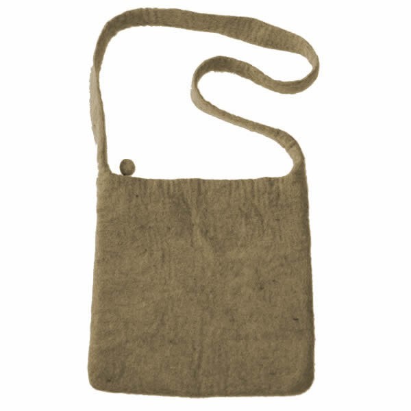 Felt shoulderbag, natural