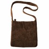 Felt shoulderbag, brown