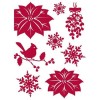 Making Memories - Mistletoe Poinsettia stickers