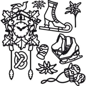Stickers negro Alpenliebe