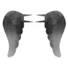 Alas de angel en metal, 12.5cm, plata