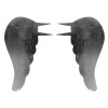 Metal angel wings, 12.5cm, silver