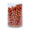 Perles de décoration, 8mm, 75g, cuivre