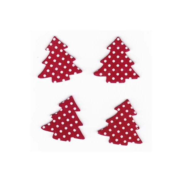 Abeto rojo oscuro, 3.5cm, 8 pzas