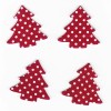 Abeto rojo oscuro, 3.5cm, 8 pzas
