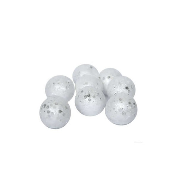 Glitter balls, 2cm, 30 pcs
