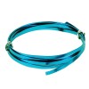 Flat aluminium wire, 1.2x4mm, 2m, turquese