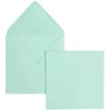 Set 5 cards and envelopes, light blue