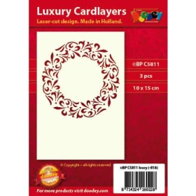 Fondos decorativos tarjetas Art Deco, 3 pzas