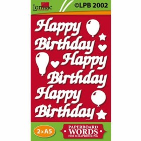 Lomiac - Papier prédécoupé Anniversaire