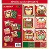 Doodley - Kit Mini tarjetas 3D Cupcakes