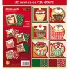 Doodley - Mini 3D Cards Kit Cupcakes